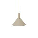 ferm LIVING Collect pendel cashmere, low, cone shade