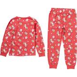 VRS børne pyjamas str. 122/128 - rød (På lager i et varehus)