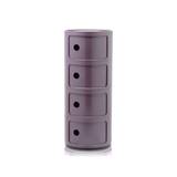 Kartell - Componibili 4985, Violet, 4 Compartments