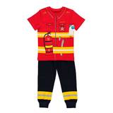 Crossbow Brandmand Pyjamas K/Æ 122/128 7-8 År Fireman