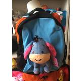 Disney - Winnie The Pooh - Eeyore - Skoletaske/Rygsæk Backpack - Bag/Taske - Super nuttet - Plush/Bamse