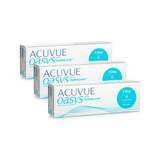 Acuvue Oasys 1-Day med HydraLuxe (90 linser), PWR:+2.25, BC:8.50, DIA:14.3