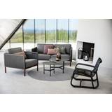 Encore loungeserie - Encore 3-pers. sofa / Soft Rope Lava grey w/Cane-line AirTouch - dark grey