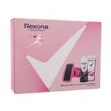 Rexona MotionSense gavesæt antiperspirant spray Invisible On Black &amp White 150 ml + shower gel Orchid Fresh 250 ml + sportsetui til mobiltelefon