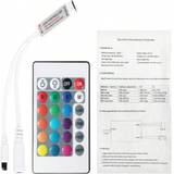 Key Mini Infrared Rgb Led Strip Controller Suitable For Indoor Living Room Kitchen Bedroom Works With vv Led Strip And Infrared Remote Control Unobstr - White - one-size