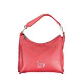 Elegant Red Chain-Handle Convertible Handbag - No Color - ONESIZE
