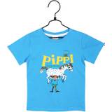 Pippi Langstrømpe T-Shirt, Blå, 140-146