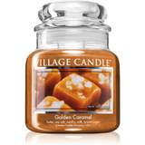 Village Candle Golden Caramel duftlys (Glass Lid) 389 g