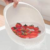 SHEIN Multifunctional Rice Washing & Fruits Cleaning Drainer Basket For Home And Kitchen Use
