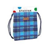 Starpak Chequer blå og marineblå taske (388332)