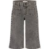 Lil' Atelier Nmfbella HW Wide Jeans 4544ms LIL Str 98 - Jeans Denim hos Magasin - Light Grey Denim