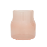 Glas vase - Lyserød