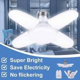 SHEIN 1PC Mini LED Folding Pendant Daylight 28W E27 Bulb For Basement Closet Workbench Porch Laundry Room Garage Ceiling Lighting