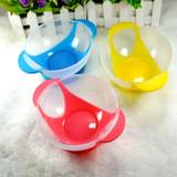 1 Unit Non-slip Baby Dinnerware Suction Wall Baby Nuts Learning Aids Useful Food Bowl Baby Tableware 3 Colors - Red
