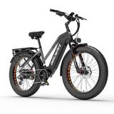 Dukawey DM530 Plus 1000W 26" Fat Bike All Terrain Electric Bike 52V 20Ah Samsung Battery SUV E-Bike - Gray