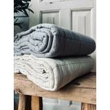 Plaid STONE-WASHED Quilt - Nordic grey Str. 130