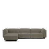 Vitra - Soft Modular Sofa - Divan 3-sits Divan - Höger Läder: Kat. L20 - Leather - 69