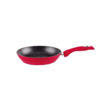 Frypan - Die Cast - Non Stick Marble Coated - 24 cm - Red - Royalty Line