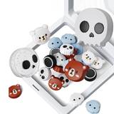 SHEIN 16Pcs Thumb Grips Set For Switch/OLED/Lite,For Switch Joystick Caps,Skeletons, Clouds, Multiple Series
