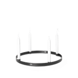 Candle Holder Circle - Large - Black Brass