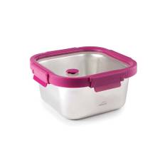 Food box RF/glas Pink 18,5x18,5x8 cm