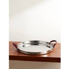 Christofle - Nomade Stainless Steel and Leather Tray - Men - Silver