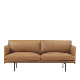 Muuto Outline Sofa - 2-pers. - Cognac Refine Læder