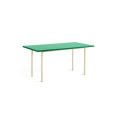Two-Colour spisebord 160x82 fra Hay (Green mint, Ivory)