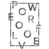 POWER OF LOVE - WHITE-50 x 70