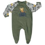 JACKY Pyjamas JUNGLE MOOD khaki mønstret- i dag 10x babypoints - - 56