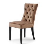 Rivièra Maison - Spisebordstol - Balmoral dining chair, velvet, golden mink