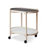 Thomsen Furniture James oval bakkebord - bøg/melamin - 40 x 60 cm - lak