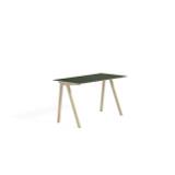 HAY CPH 90 Desk 130x65x74 cm - Lacquered Solid Oak/Green Linoleum