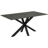 Heaven spisebord m/mørkegrå bordplade - L200 - L 200 x B 100 x H 75,5 cm