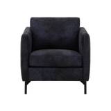 Nordic 1 pers. lænestol/sofa - stof/læder - B 92 x D 92 x H 81 cm