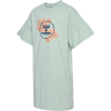 hummel T-shirt-kjole HmlFLOWI Blå Pige - 104