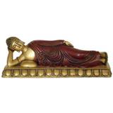 Buddha Figur liggende