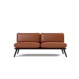Fredericia Furniture 1712 Spine Lounge Suite Sofa - Læder Cera/Ask