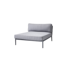 Conic daybed modul - Light grey, Cane-line AirTouch w/QuickDry & Airflow system