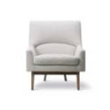 Fredericia Furniture 6540 A-Chair af Jens Risom SH: 42 cm - Hallingdal 110/Lakeret Valnød