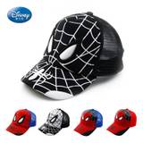 Disney Spiderman Hat Autumn Baby Kids Boys Baseball Cap Girls Snapback Caps Cute Kids Sun Hats Toddler Hip Hop Hat - Black mesh b