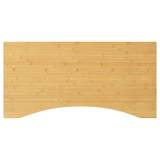 vidaXL bordplade til skrivebord 100x50x1,5 cm bambus