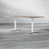 Konferencebord Modul, Størrelse 180 cm, Ben Hvid, Farve Valnød