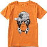 VRS børne T-shirt str. 122/128 - orange (På lager i et varehus)