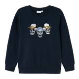 Name It Sweatshirt - NkmDejesper - Dark Sapphire - Name It - 6 år (116) - Sweatshirt
