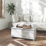 sofabord 90x50x41,5 cm konstrueret træ grå sonoma-eg