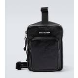 Balenciaga Explorer logo crossbody bag - black - One size fits all