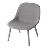 Muuto - Fiber Lounge Chair Wood Base Remix 133/ Grey