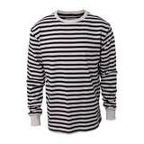 Hound Striped Ls T-shirt | Black/off White Fra Hound - BLACK/OFFWHITE - 8Y