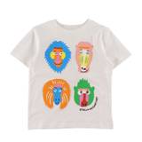 Stella McCartney Kids T-shirt - Hvid m. Aber - Stella McCartney Kids - 8 år (128) - T-Shirt